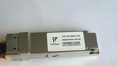 Qsfp+ 40g Sr4 850nm 150m Ricetrasmettitore multimodale MTP/MPO Stecker Vcsel Dom Yxfiber Qsfp