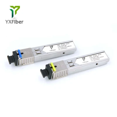 Tipi compatibili generici 1000base-Bx Bidi SFP Sc Connector1550nm-Tx/1310nm-Rx 20km Dom SFP-Modul