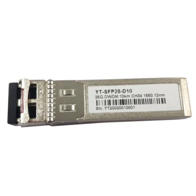 25 GB/S DWDM SFP28 Banda C 10 km Modulo ricetrasmettitore 25 g SFP28 DWDM Miglior prezzo